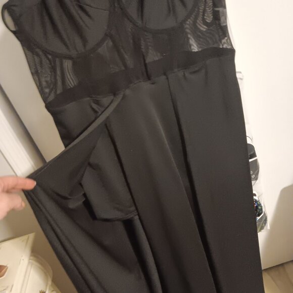 Mesh Split Thigh Night Dress 3XL - Picture 3 of 4